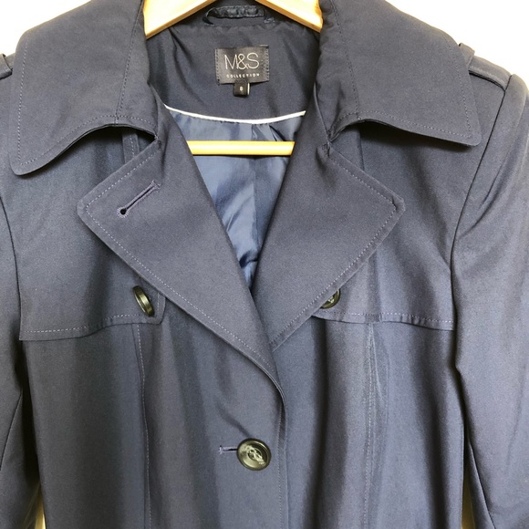M and S Classic Trench Collection size 4/UK 8 - Picture 3 of 5